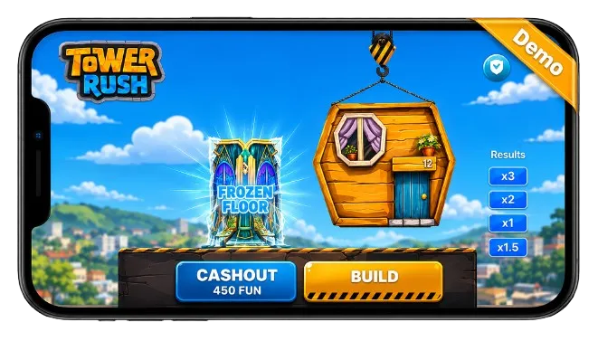 Tower Rush Aplikácia Demo